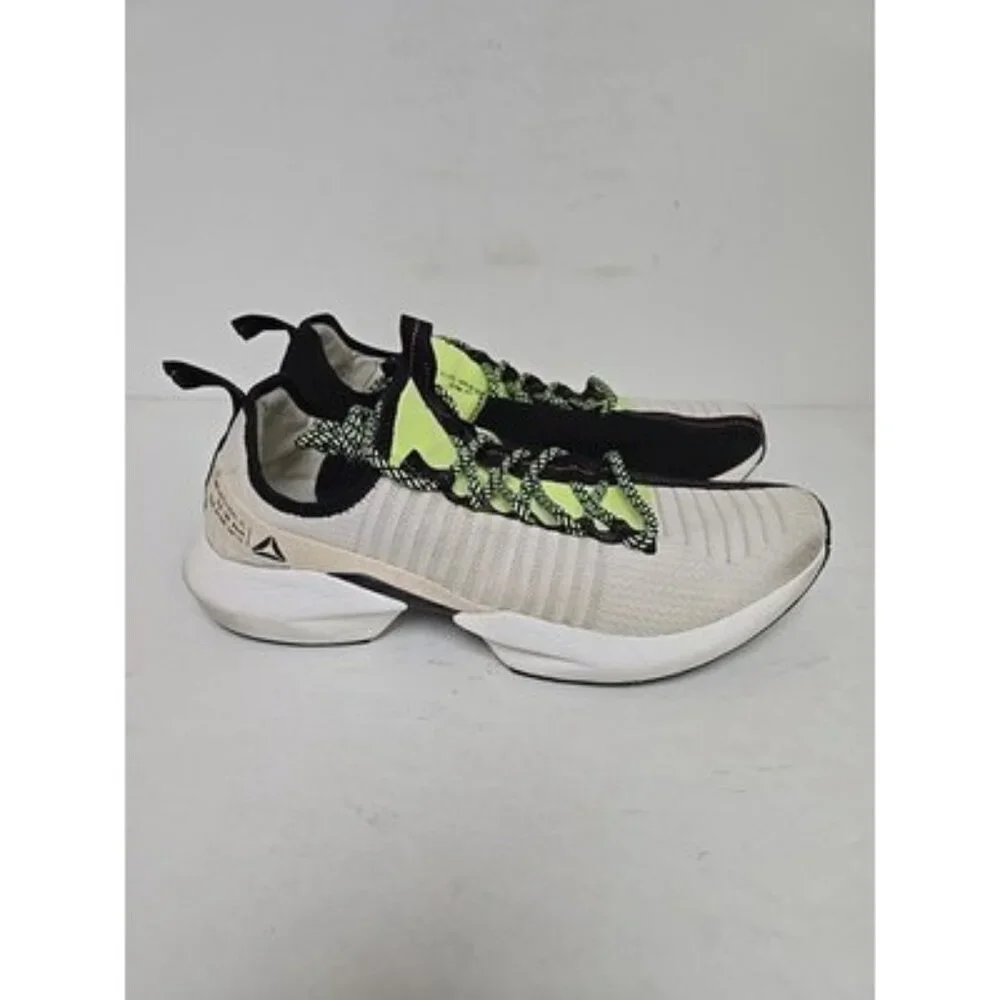Reebok Men's Sole Fury DV4482 Running Shoe White Green Size 12.5M - Picture 2 of 8